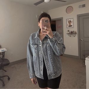 PEARL DENIM JACKET | M